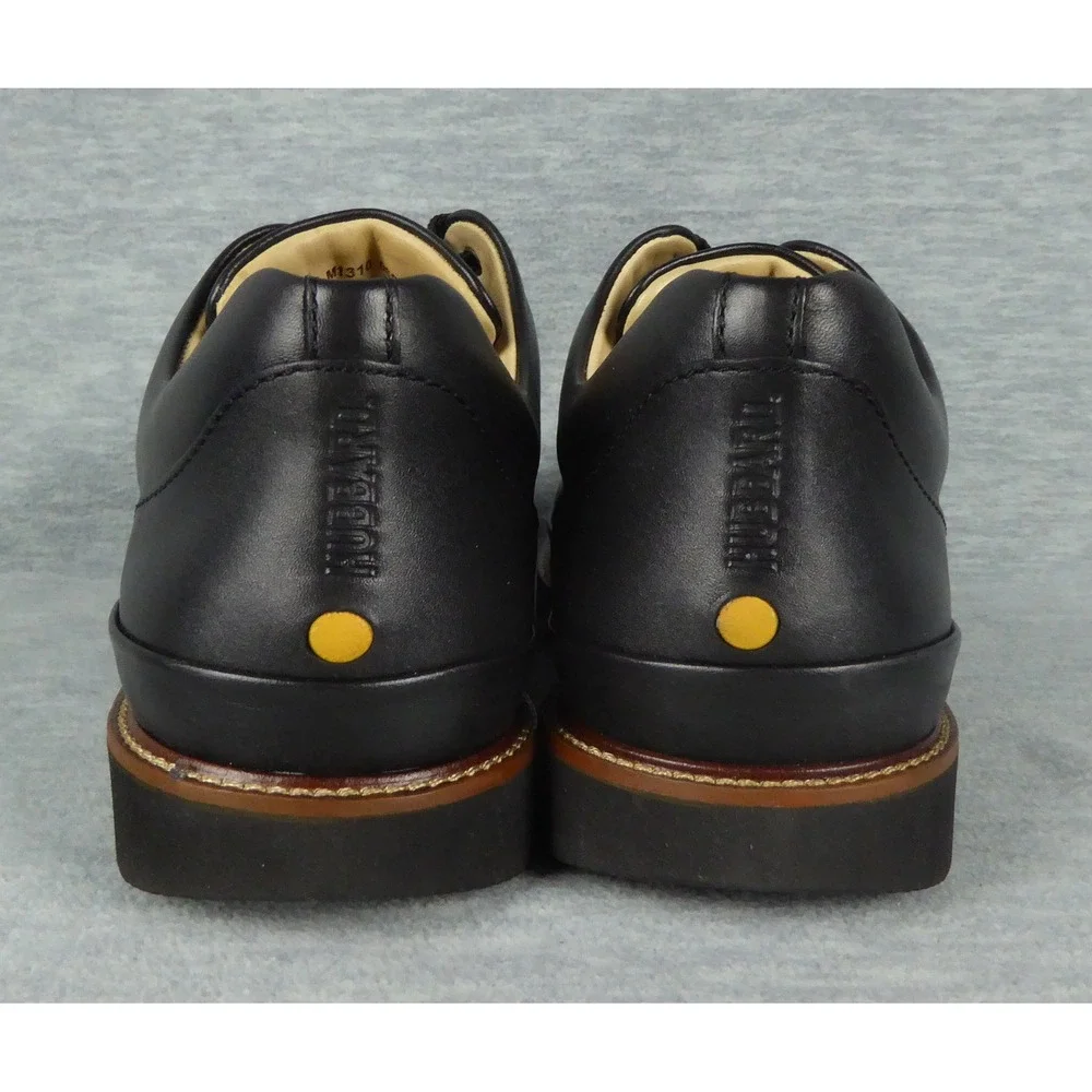 Samuel Hubbard Dress Fast Shoes Mens 10 W Black Leather Oxfords Casual Comfort